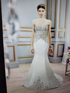 Moonlight h1295 sz 10 pearl $2217 Wedding Dress